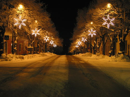 Lumikide jouluvalo 48 lampulla